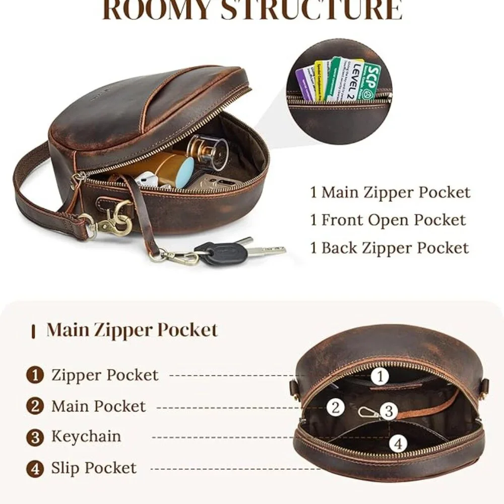 Leather Crossbody Bag